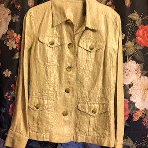 Liz Claiborne metallic jacket💕